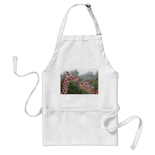 Giraffes in Love Apron Standaard Schort (Voorkant)