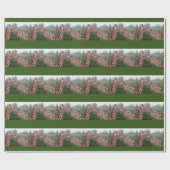 Giraffes in Love Wrapping Paper Cadeaupapier (Vlak)
