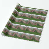 Giraffes in Love Wrapping Paper Cadeaupapier (Uitgerold)