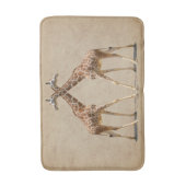 Giraffes IN PASSING Badmat (Voorkant Verticaal)