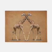 Giraffes IN PASSING Deurmat (Voorkant)