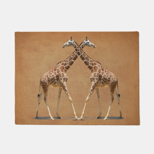 Giraffes IN PASSING Deurmat (Voorkant)