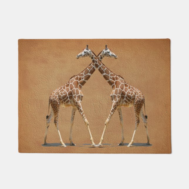Giraffes IN PASSING Deurmat (Voorkant)