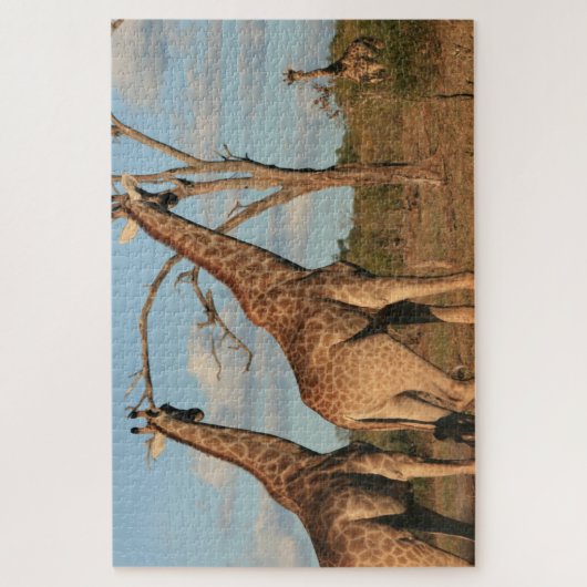Giraffes Jigzaag Puzzle Legpuzzel (Verticaal)
