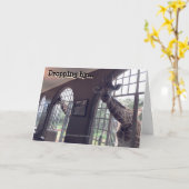 Giraffes Kaart (Gele Bloem)