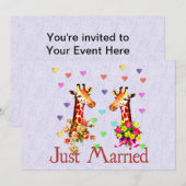 Giraffes Kaart (Voorkant / Achterkant)