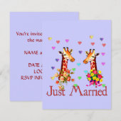 Giraffes Kaart (Voorkant / Achterkant)