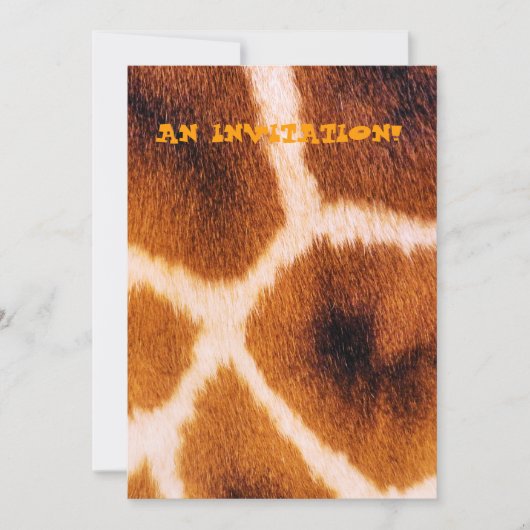 GIRAFFES KAART (Voorkant)