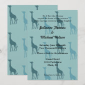 Giraffes Kaart (Voorkant / Achterkant)