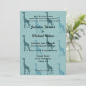 Giraffes Kaart (Staand voorkant)