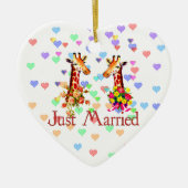 Giraffes Keramisch Ornament (Voorkant)