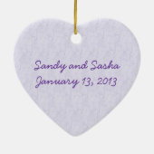 Giraffes Keramisch Ornament (Achterkant)