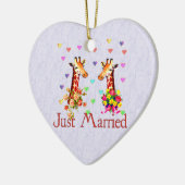 Giraffes Keramisch Ornament (Links)