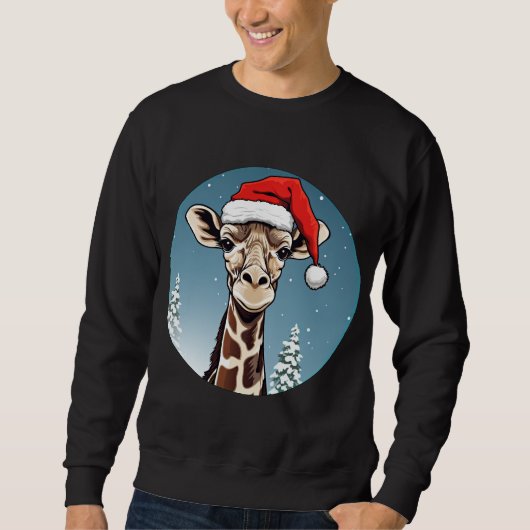 Giraffes Kerstmis Trui (Voorkant)