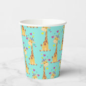 Giraffes kinderen op zaterdag in Cute Paper Cups Papieren Bekers (Links)