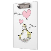 Giraffes Klembord (Links)