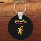 Giraffes kunnen niet grappig dansen voor mannen en sleutelhanger (Voorkant)