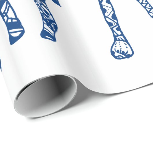 Giraffes kus inpakpapier (Rol Hoek)