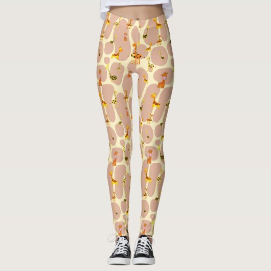 Giraffes Leggings (Voorkant)