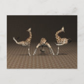 Giraffes Love Ballet Feestdagenkaart (Voorkant)