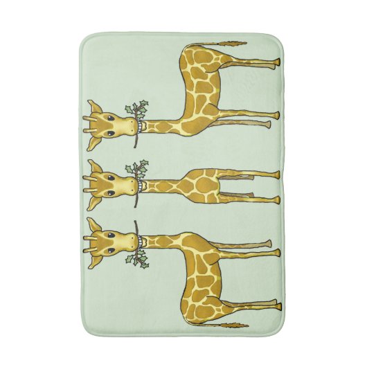 Giraffes Medium badmat (Voorkant Verticaal)