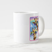 Giraffes met zonnebril grote koffiekop (Voorkant rechts)