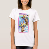 Giraffes met zonnebril t-shirt (Voorkant)