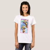 Giraffes met zonnebril t-shirt (Voorkant volledig)
