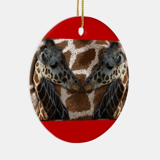Giraffes NEMEN OP NOSE ORNAMENT CHRISTMAS (Rechts)