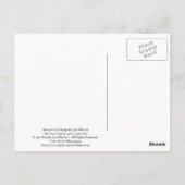 Giraffes: "Onthoud altijd dat ik van je hou!" Briefkaart (Achterkant)