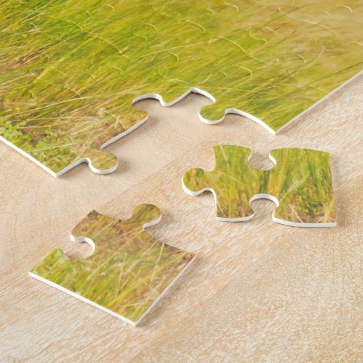 Giraffes op de Savanna in Oeganda Legpuzzel (Zijkant)