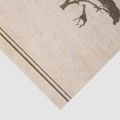 Giraffes  Oude Wereld Safari Custom Gift Wrap Tissuepapier (Detail)