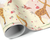 Giraffes paren cadeaupapier (Rol Hoek)