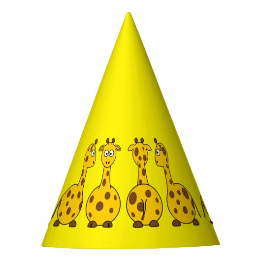 Giraffes Party Pet Feesthoedjes (Voorkant)