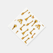 Giraffes Patroon Schattige Minimalistisch Baby sho Servet (Hoek)