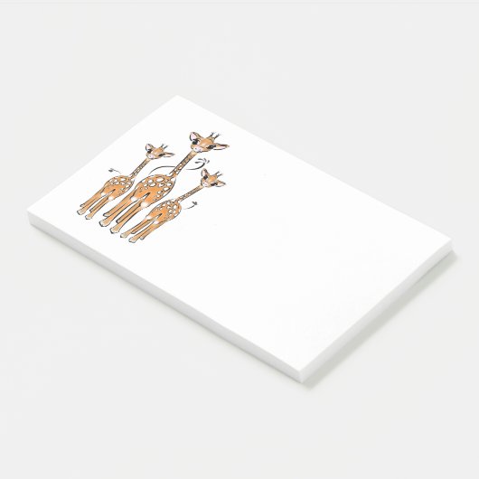 Giraffes Post-it® Notes (Schuin)