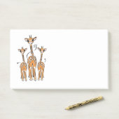 Giraffes Post-it® Notes (Op bureau)