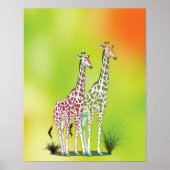 Giraffes Poster (Voorkant)