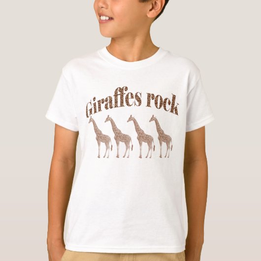 Giraffes Rock T-Shirt (Voorkant)