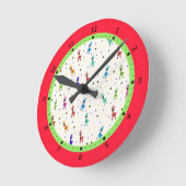 Giraffes Ronde Klok (Hoek)