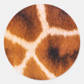 GIRAFFES RONDE STICKER (Voorkant)
