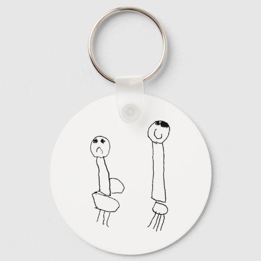 Giraffes Sleutelhanger (Voorkant)