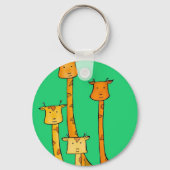 Giraffes Sleutelhanger (Voorkant)