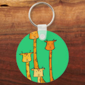 Giraffes Sleutelhanger (Voorkant)