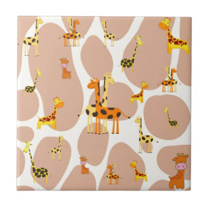 Giraffes Tegeltje