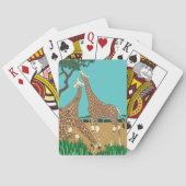 Giraffes & Tekenvogels Pokerkaarten (Achterkant)