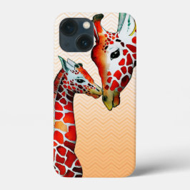 Giraffes telefoonhoesje iPhone 16 plus hoesje