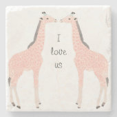 Giraffes Trinket Box Stenen Onderzetter (Voorkant)