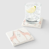 Giraffes Trinket Box Stenen Onderzetter (Zijkant)