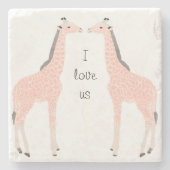 Giraffes Trinket Box Stenen Onderzetter (Voorkant)